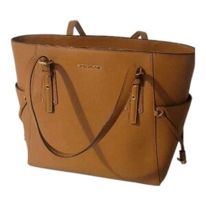 Michael Kors Tan Voyager Leather Tote